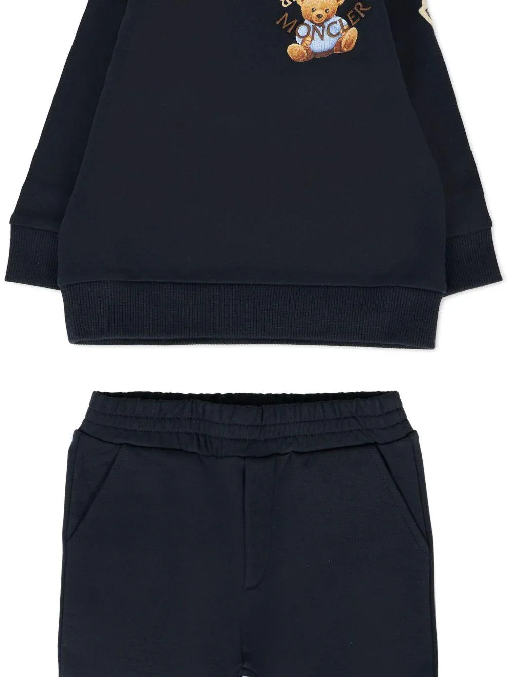 Tuta Sportiva Blu Navy in Cotone Elasticizzato - Preludio Moda