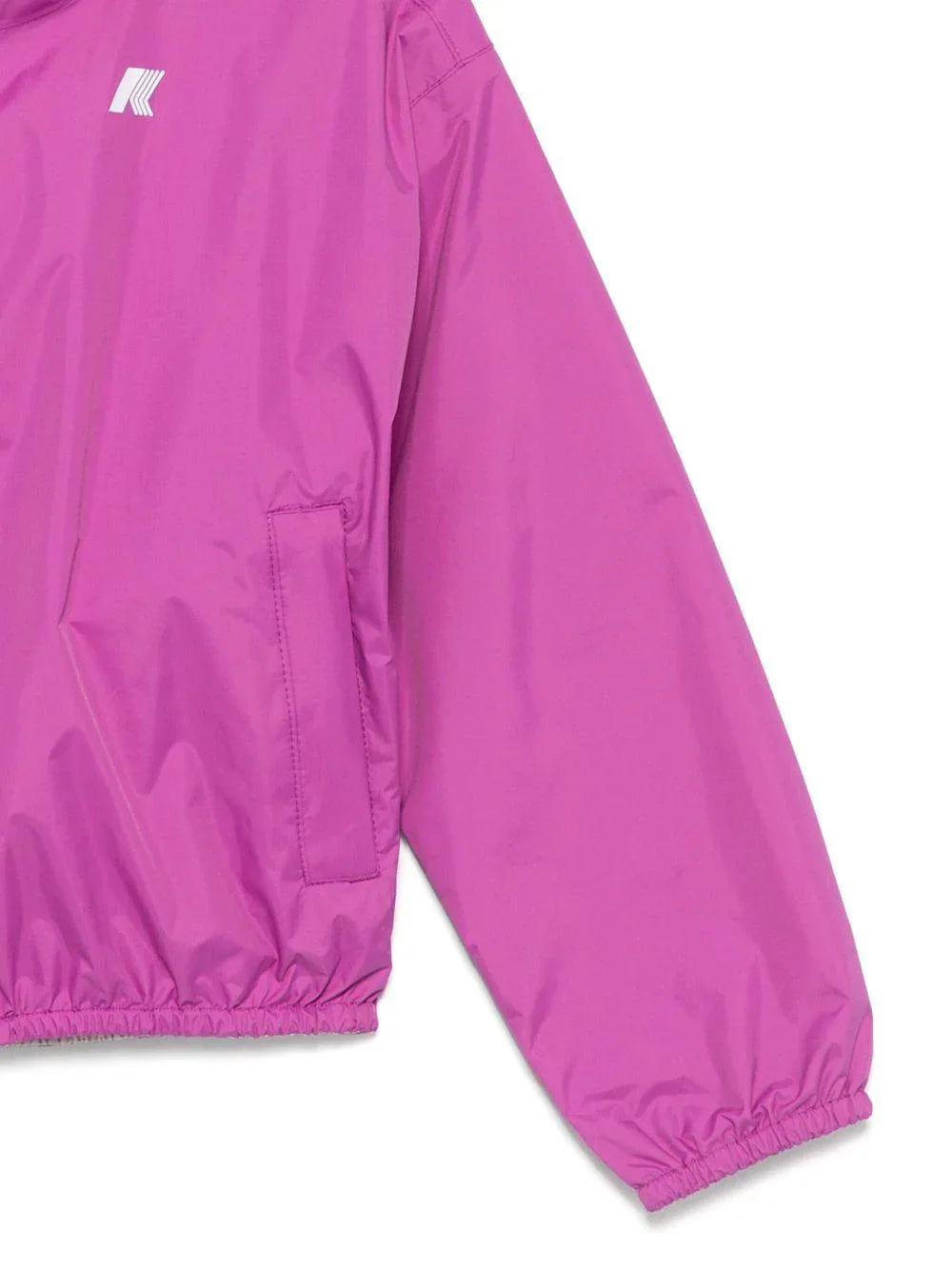 Giubbino P.rika fucsia/beige reversibile - Preludio Moda