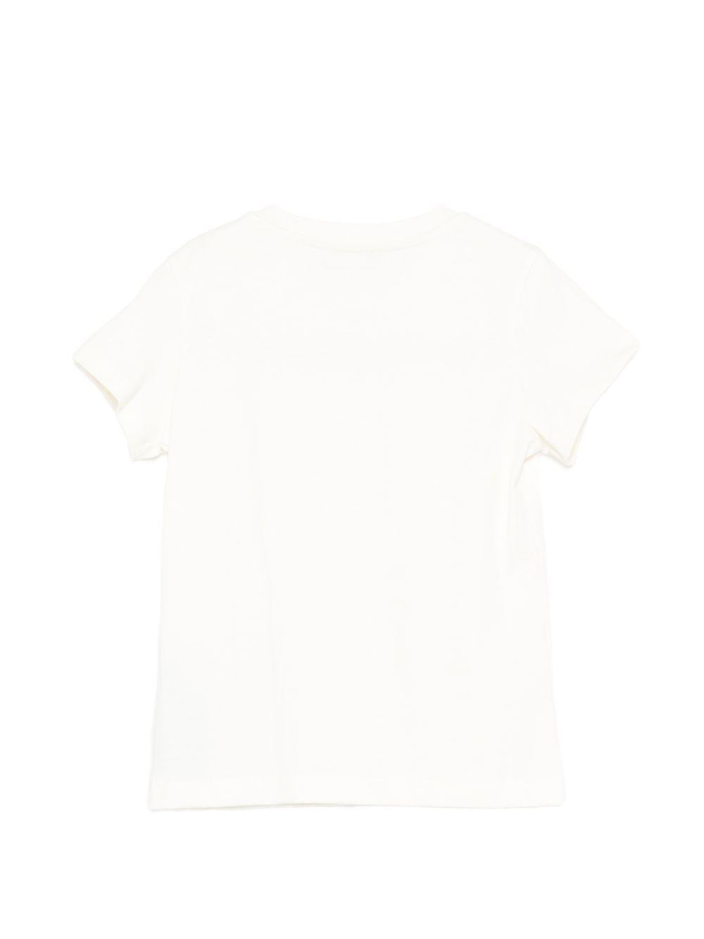 T-shirt con bottoni dorati BY8A01Z3672 102OR BALMAIN KIDS