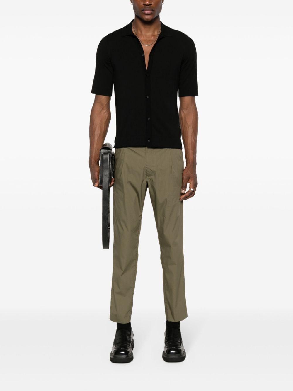 Pantalone patrick fly verde affusolato