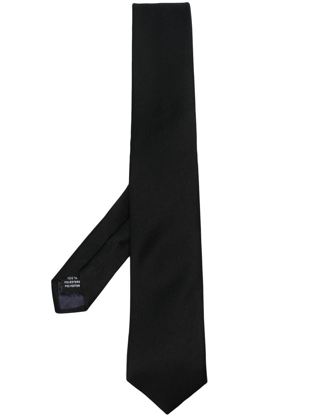 Cravatta nera finitura satinata A10003TIE 2111 TAGLIATORE