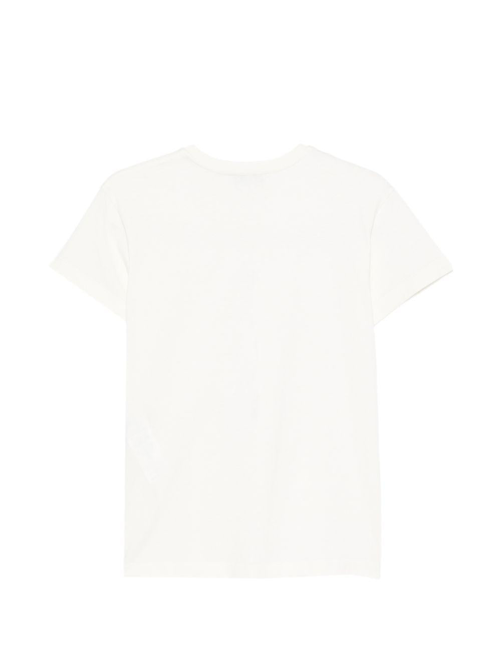 T-shirt in cotone avorio con ricamo MY8B01Z3672 102RS MISSONI KIDS