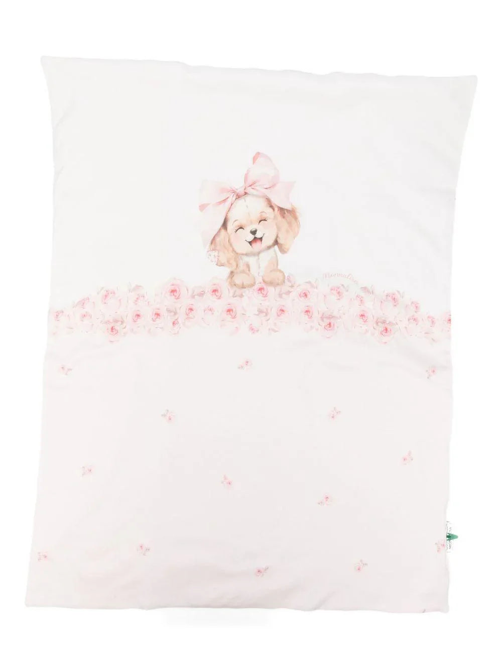 Sacco nanna panna e rosa in cotone biologico con stampa - Preludio Moda