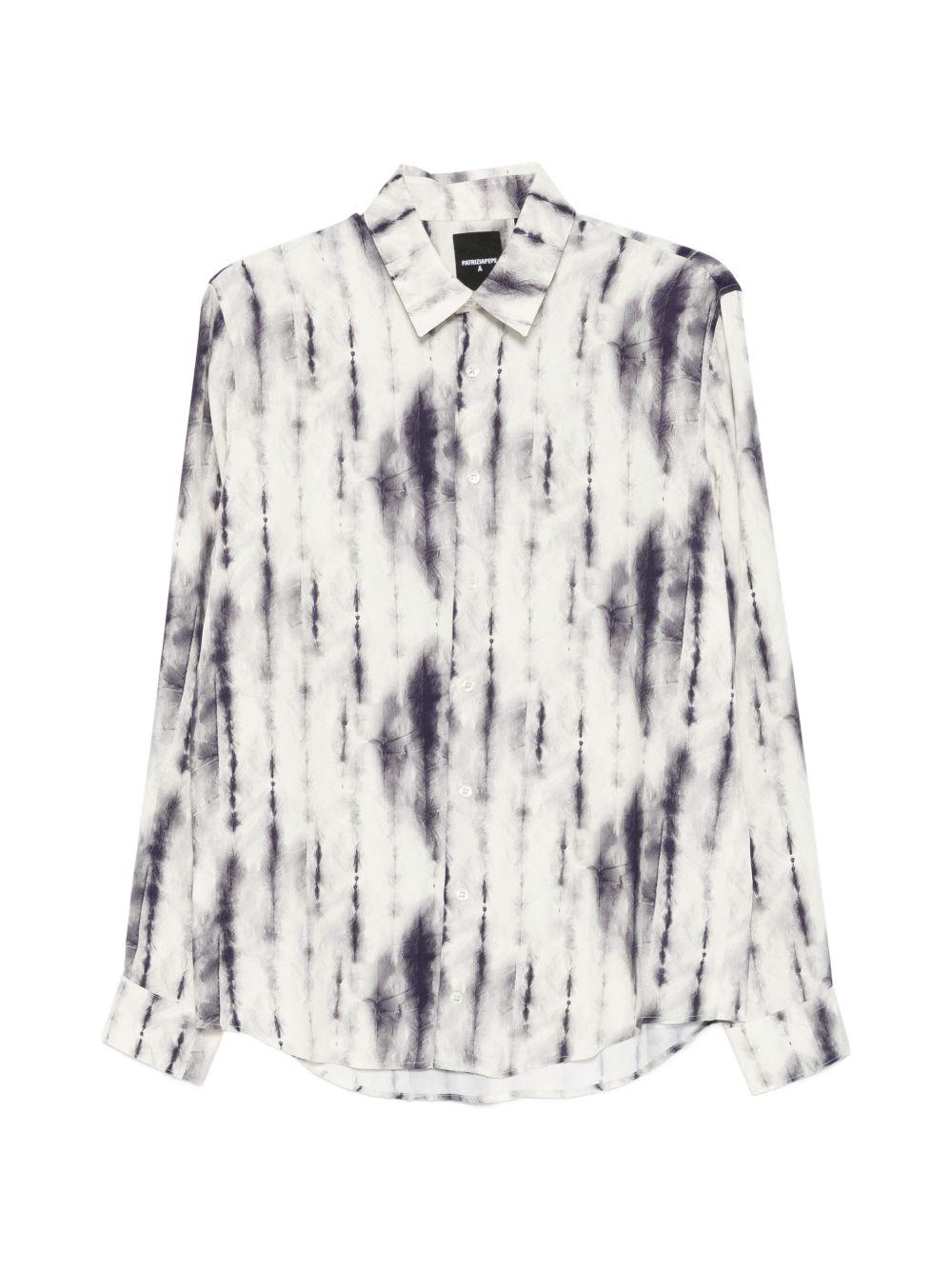 Camicia in viscosa con stampa 5C0310A093 FG82 PATRIZIA PEPE