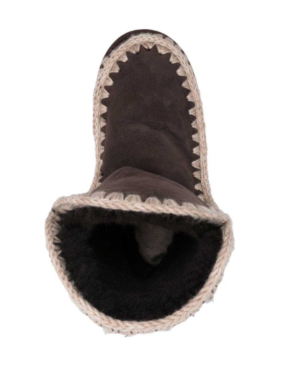 Stivali moka foderati in shearling MUFW101000A MOCHA MOU