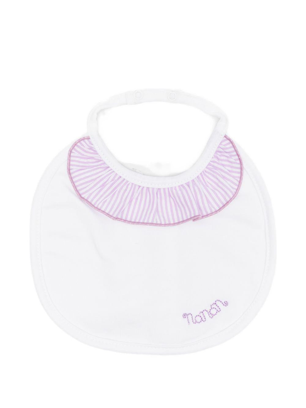 Bavaglia in cotone con profili a righe E26478 LILLA NANAN KIDS