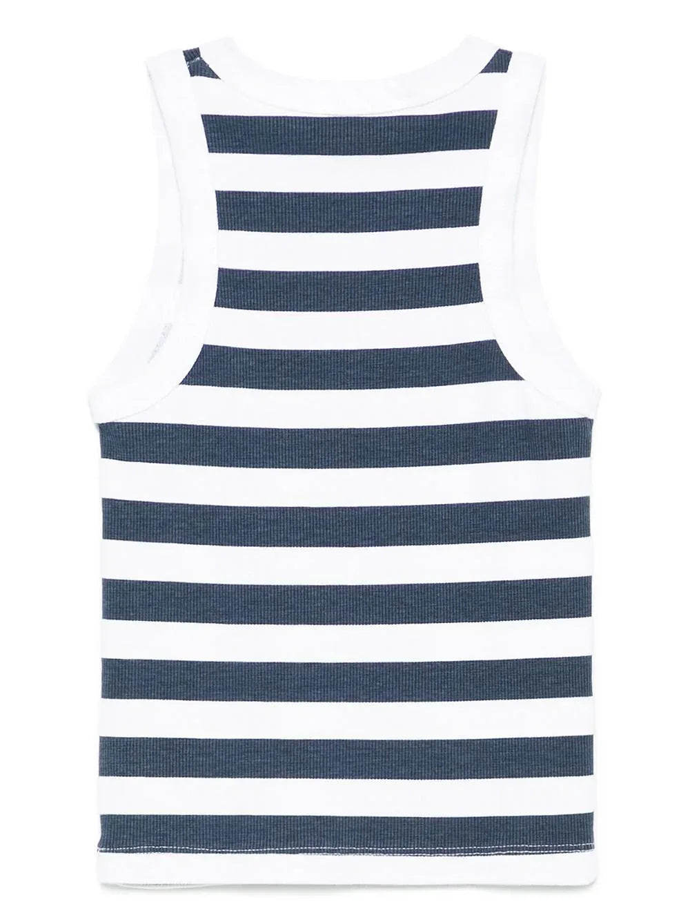 Canotta blue beach club fantasia a righe - Preludio Moda