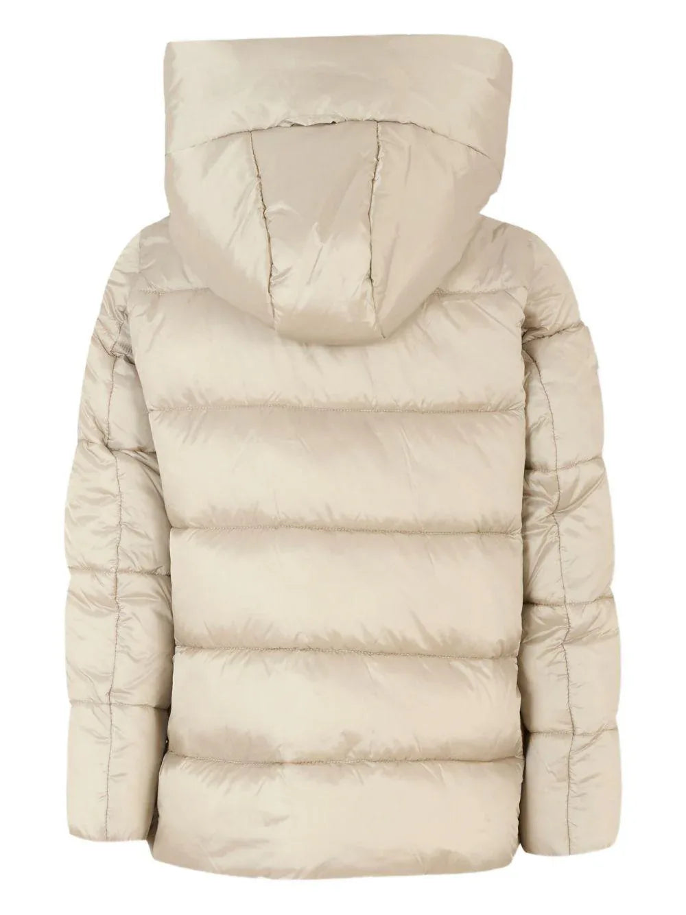 Giacca rainy beige trapuntata con cappuccio - Preludio Moda