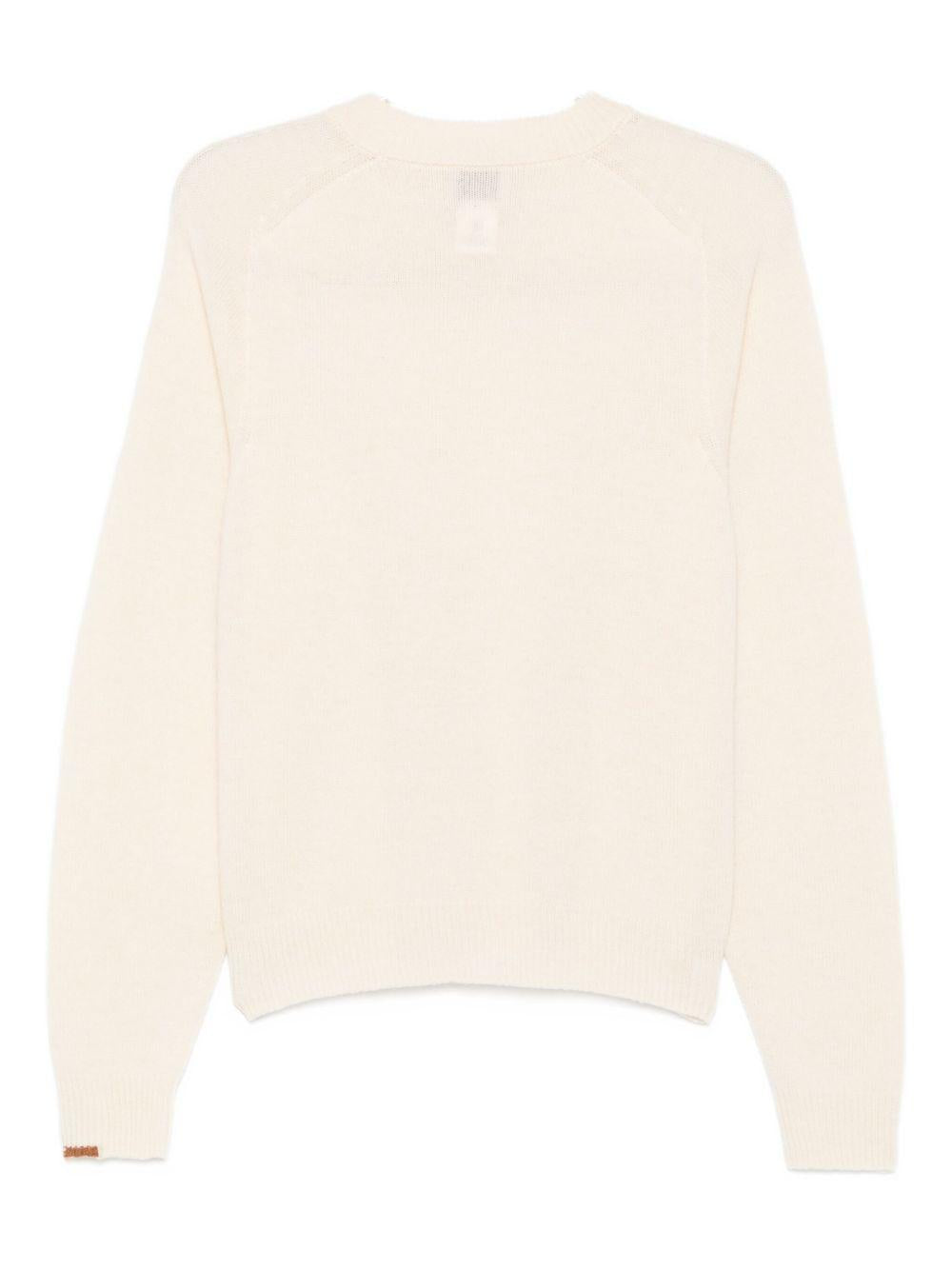 Maglione in Cashmere Panna 265411A5034 MERIN ALYSI