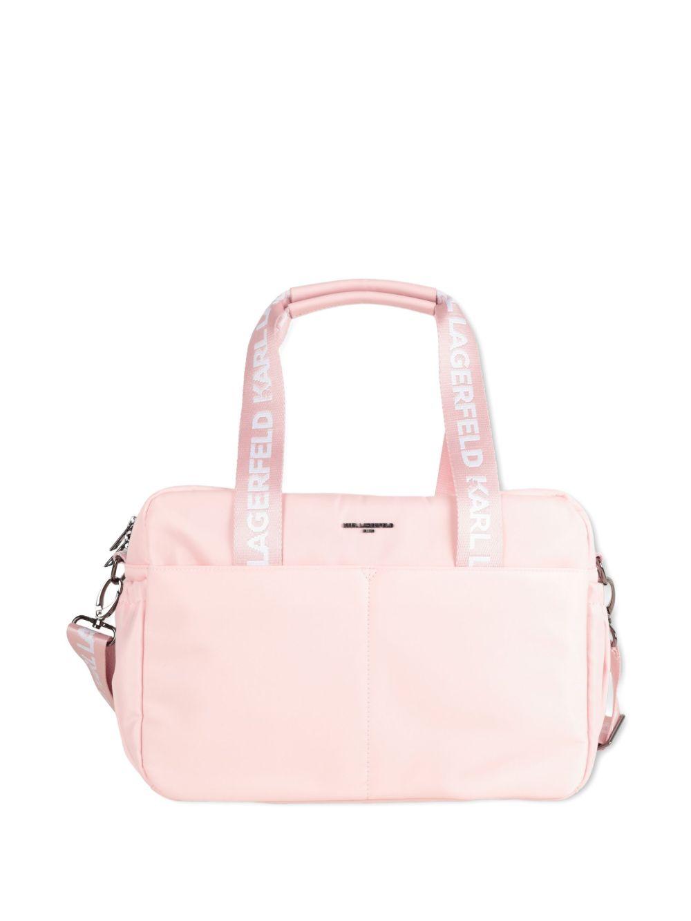 Borsa Fasciatoio con Logo e Tracolla Rimovibile Z30999 45S KARL LAGERFELD KIDS