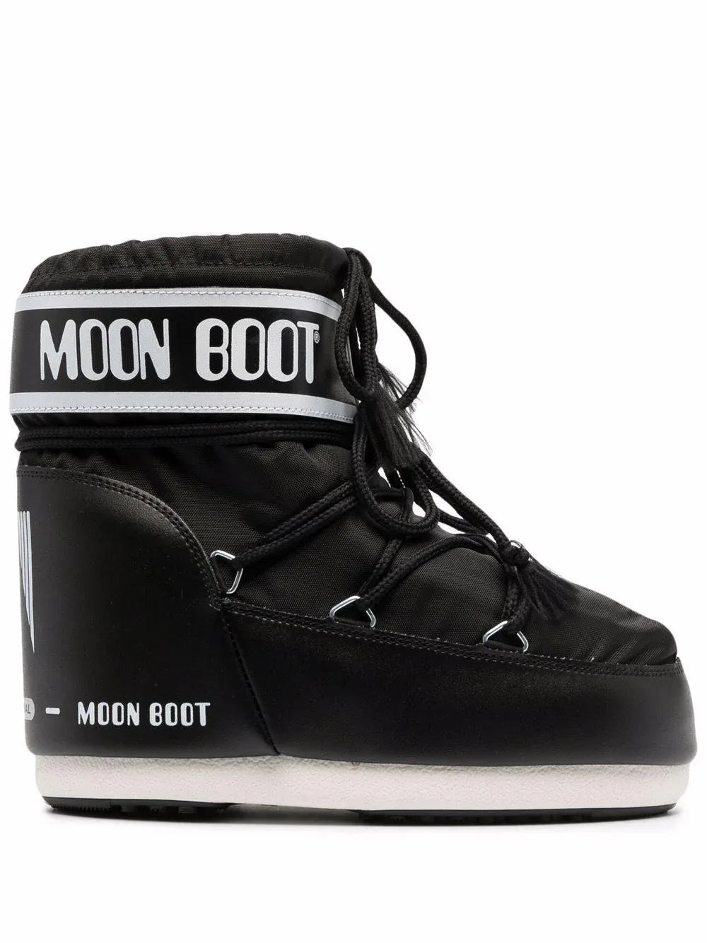 Moon Boot Kids Stivali da neve bassi Icon bianco/nero - Preludio Moda