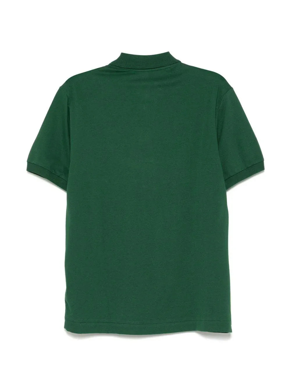 Polo verde mini logo ricamo - Preludio Moda