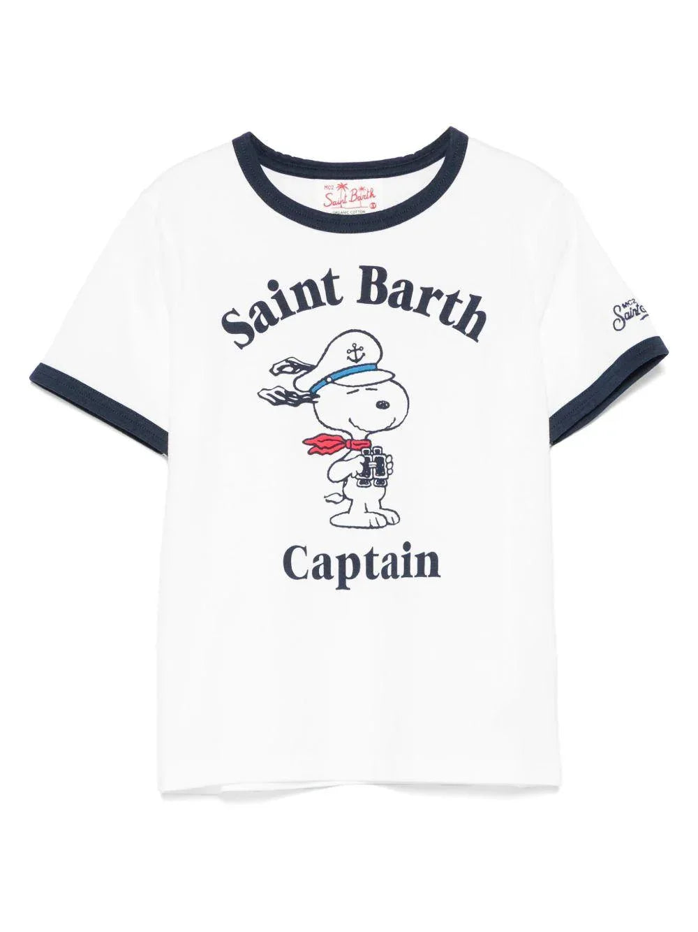 T-shirt bianca snoopy captain - Preludio Moda