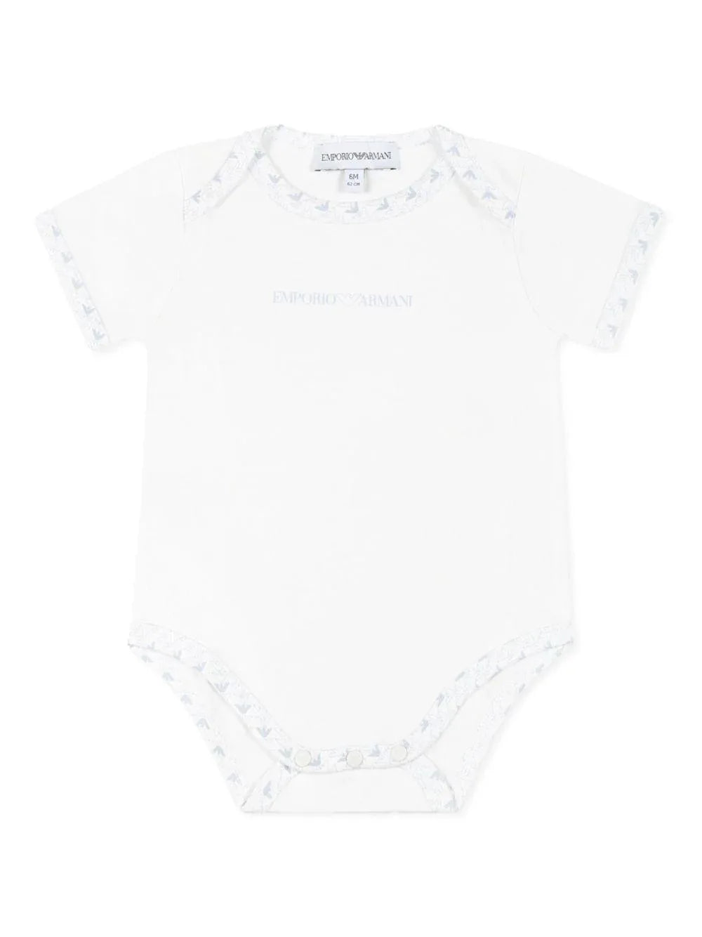 Set body azzurro logati neonato (2pz) - Preludio Moda