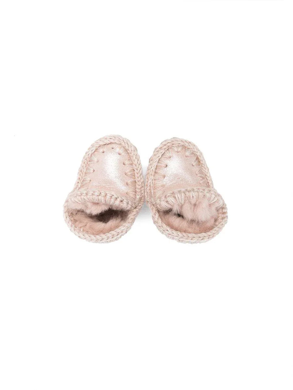 Scarpa bambina rosa con fodera in shearling - Preludio Moda