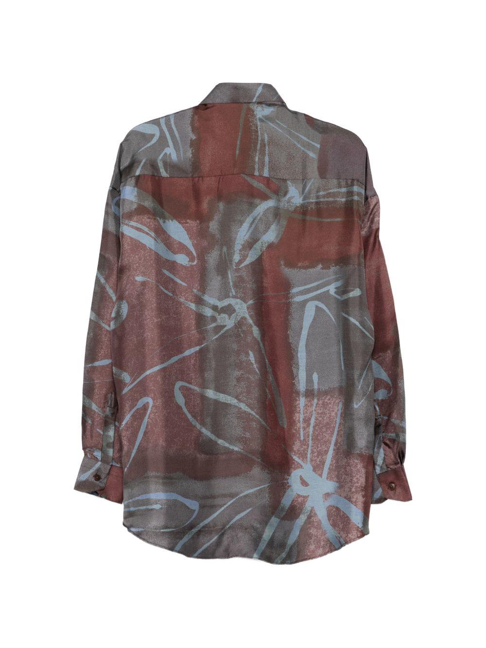 Camicia stampa artistica maniche lunghe 26S94 S26C101 COSTUMEIN