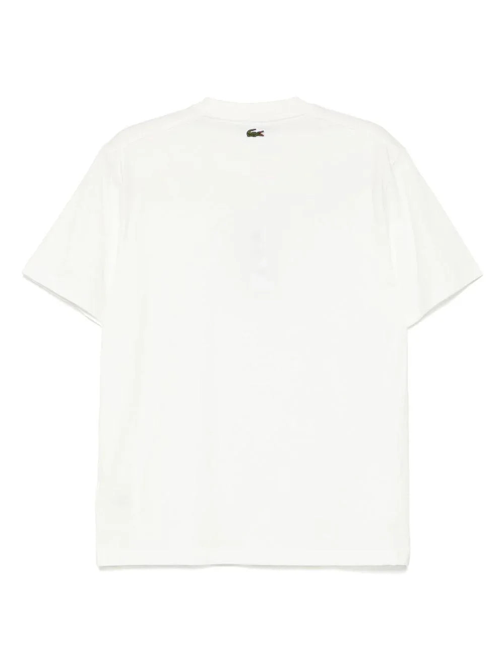 T-shirt bianca stampa logo centrale - Preludio Moda