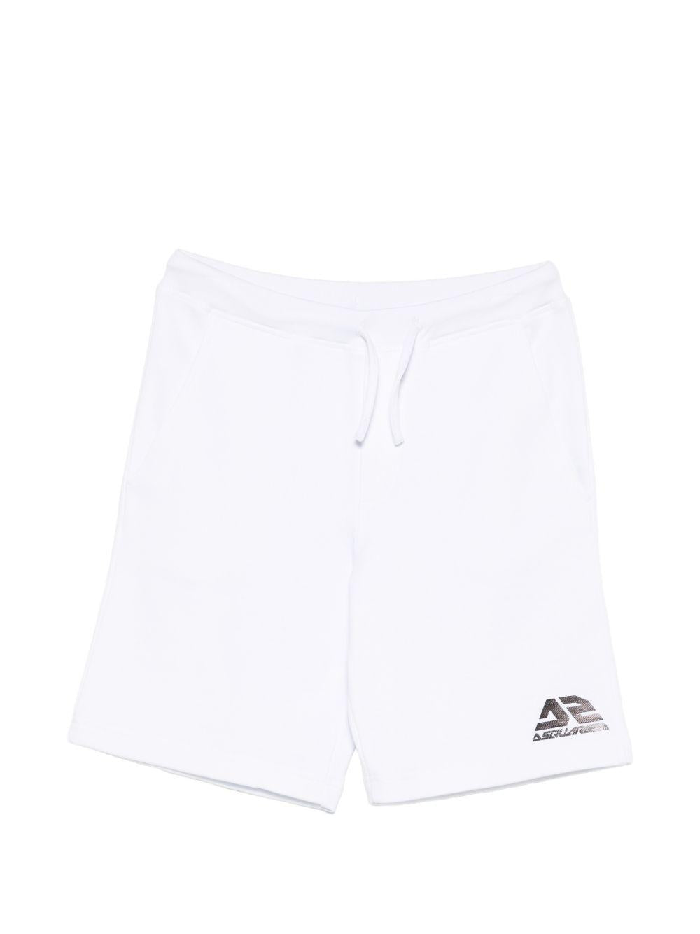 Bermuda in cotone con coulisse DQ3199D0A9U DQ100 DSQUARED KIDS