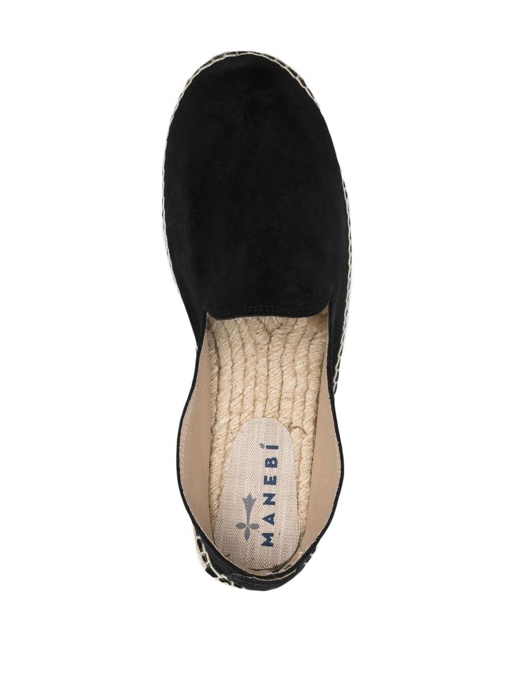 Espadrillas Hamptons suede nero K10C0 BLACK MANEBI