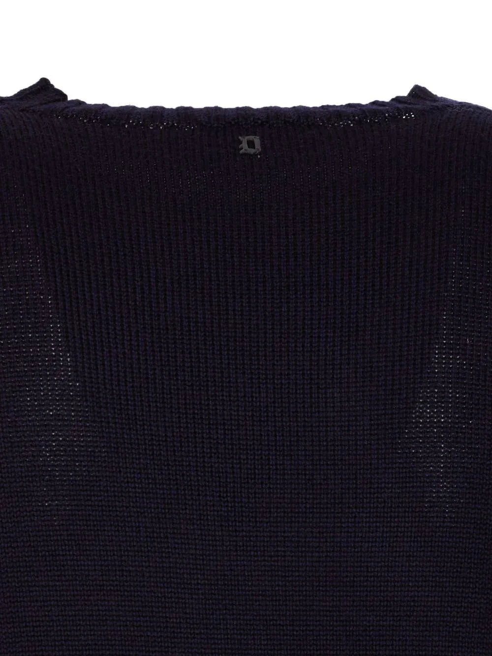 Maglione a Girocollo conTrama a Coste - Preludio Moda