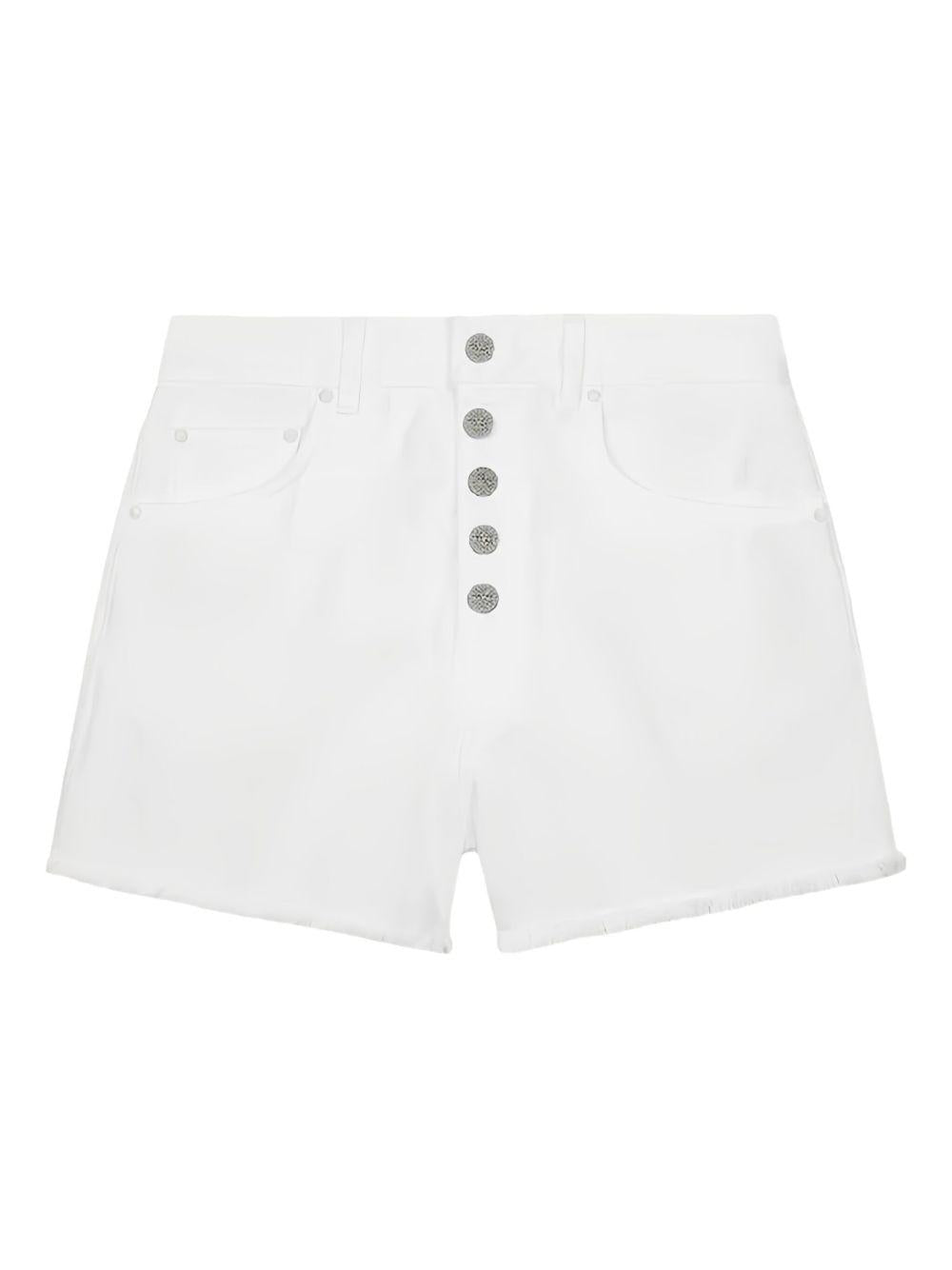 Short Stella bianco DP686BBF0014DPTDDD 000 DONDUP