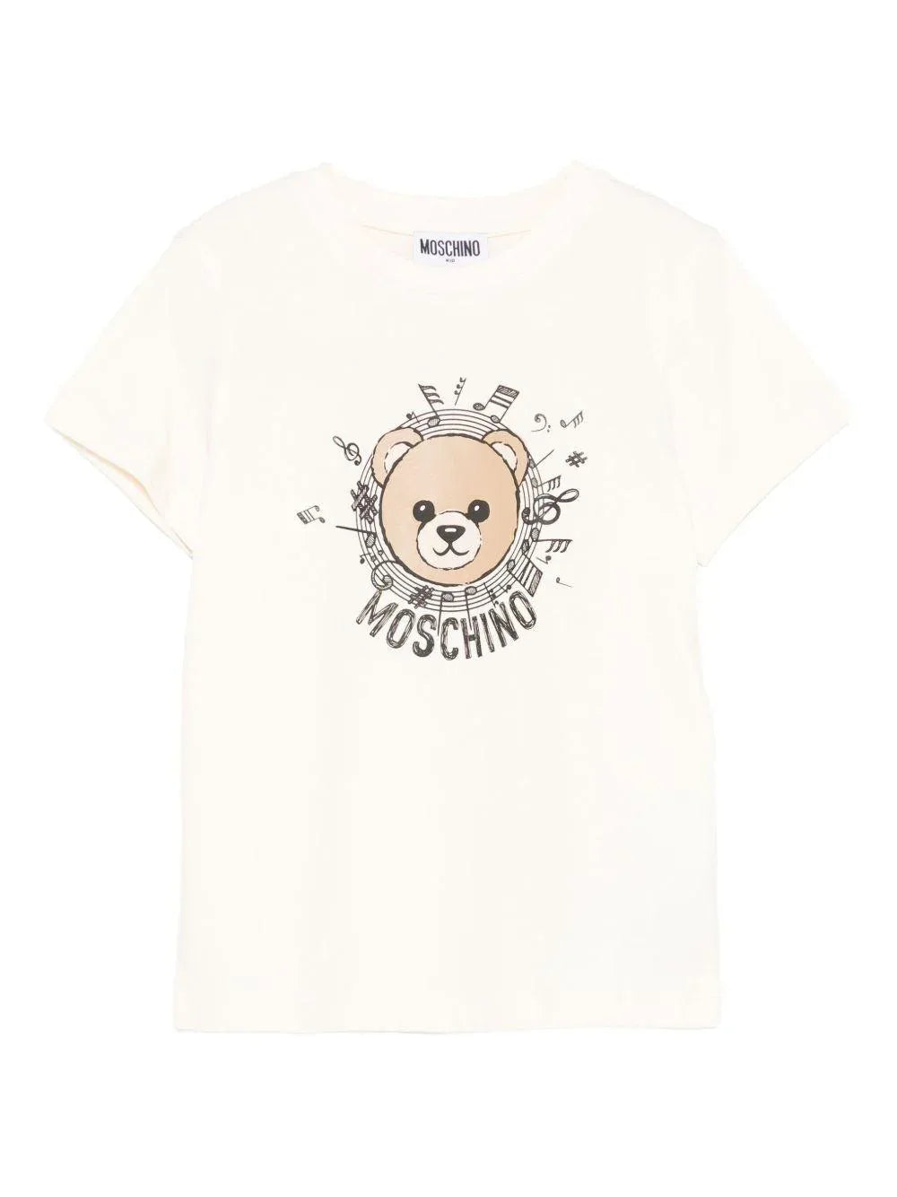 T-shirt Beige Maniche Corte con Stampa Teddy Bear - Preludio Moda