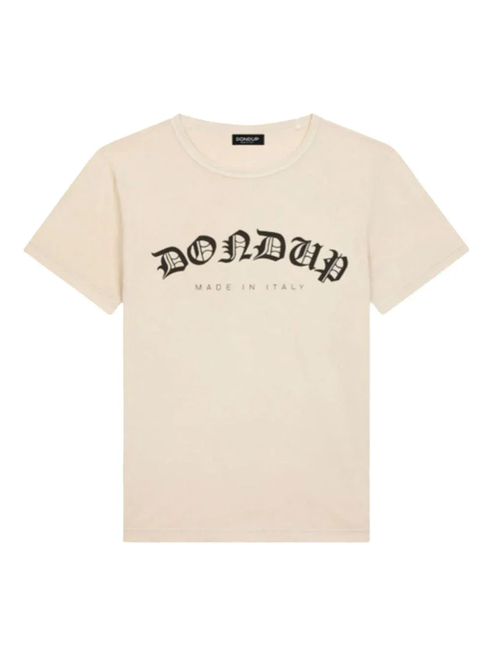 T-shirt beige logo frontale - Preludio Moda