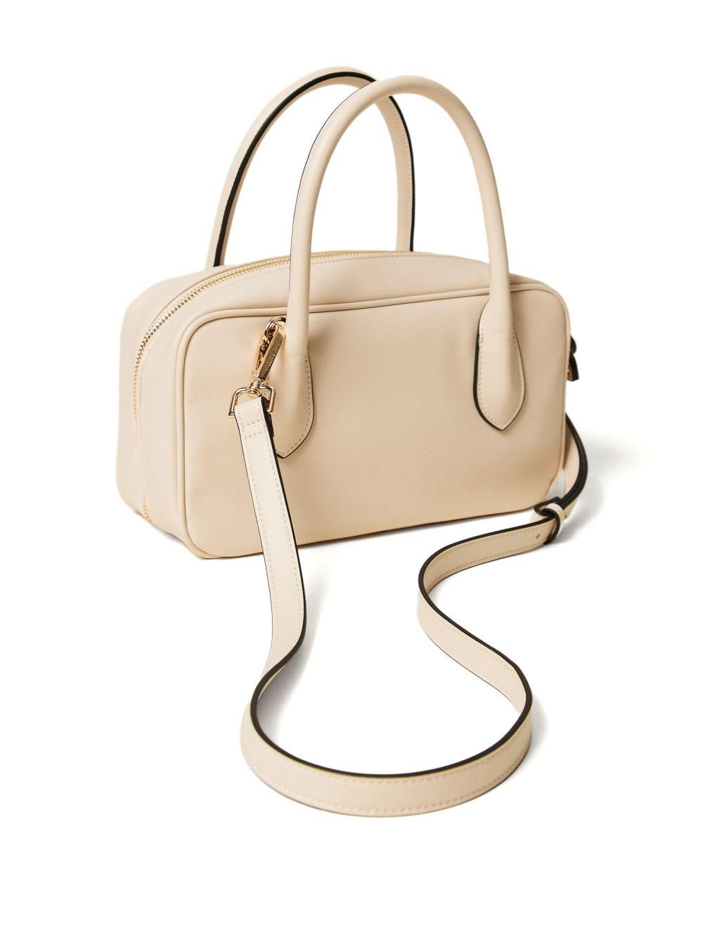Borsa Tote Beige con Zip e Tracolla Rimovibile 252TD8062 12227 TWINSET