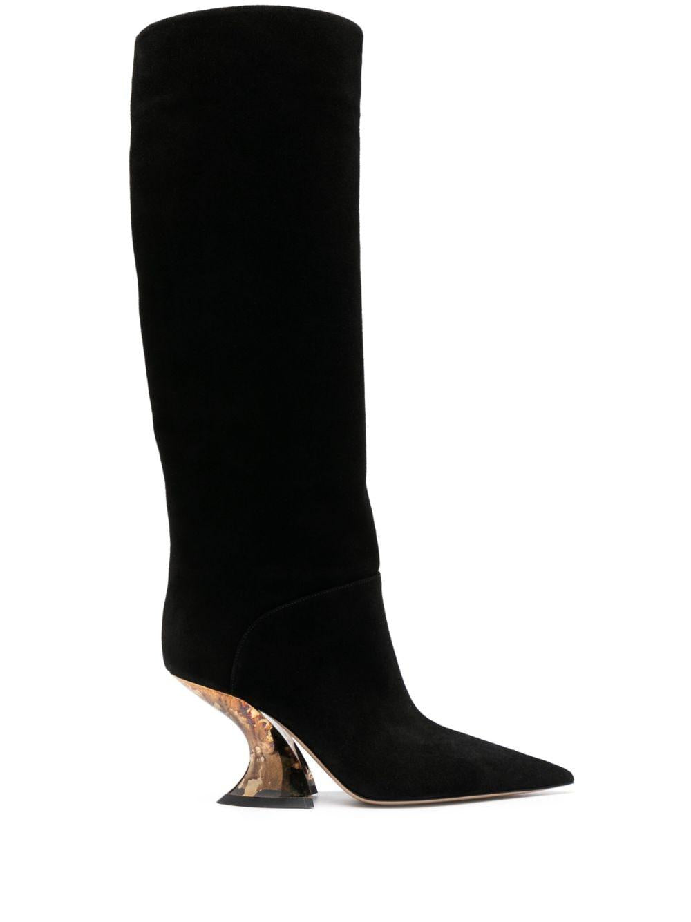 Stivale alto Elodie nero 1S283W080MC2160 9000 CASADEI