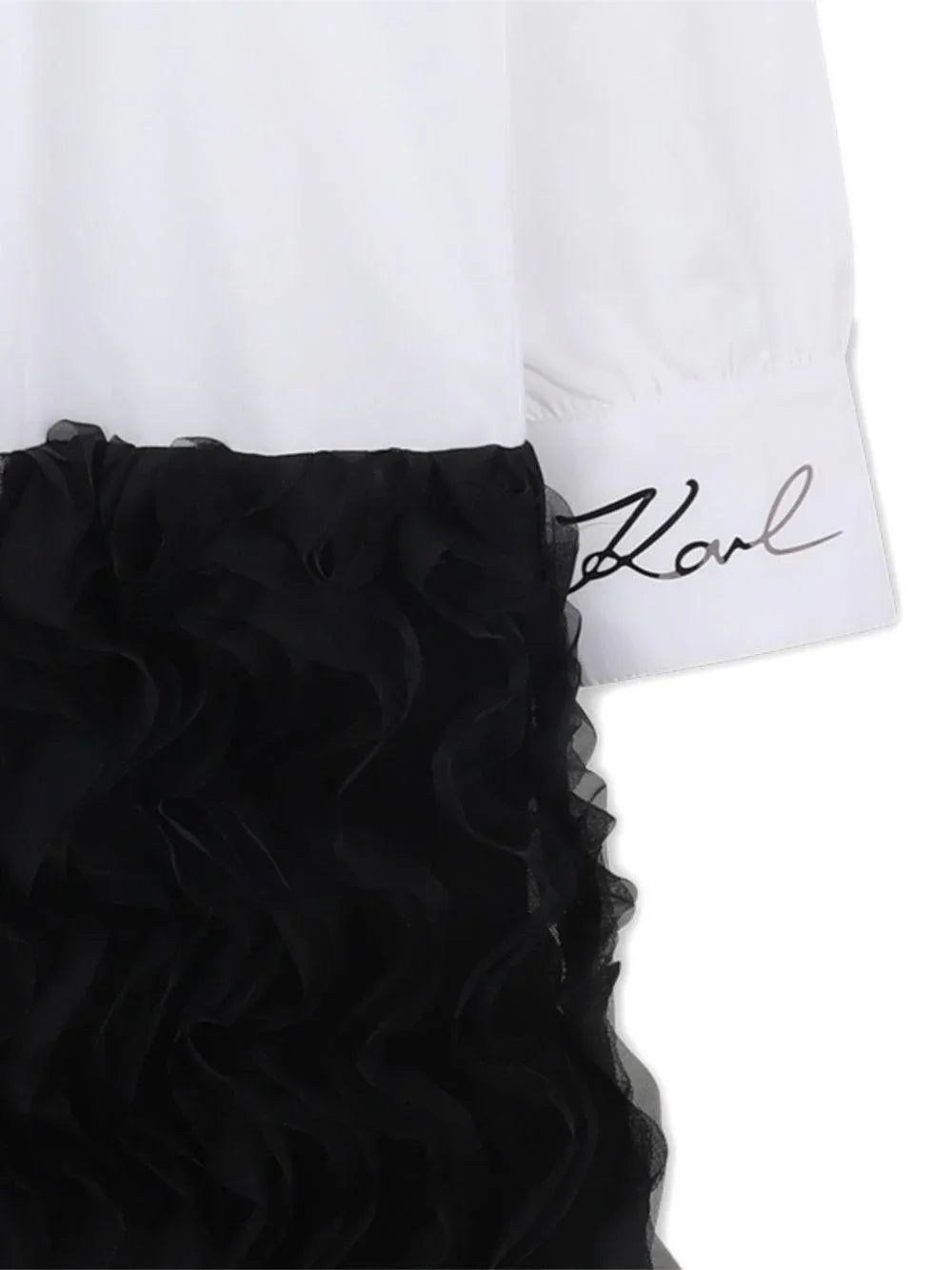 Chemisier con Ruches e Logo Ricamato - Preludio Moda