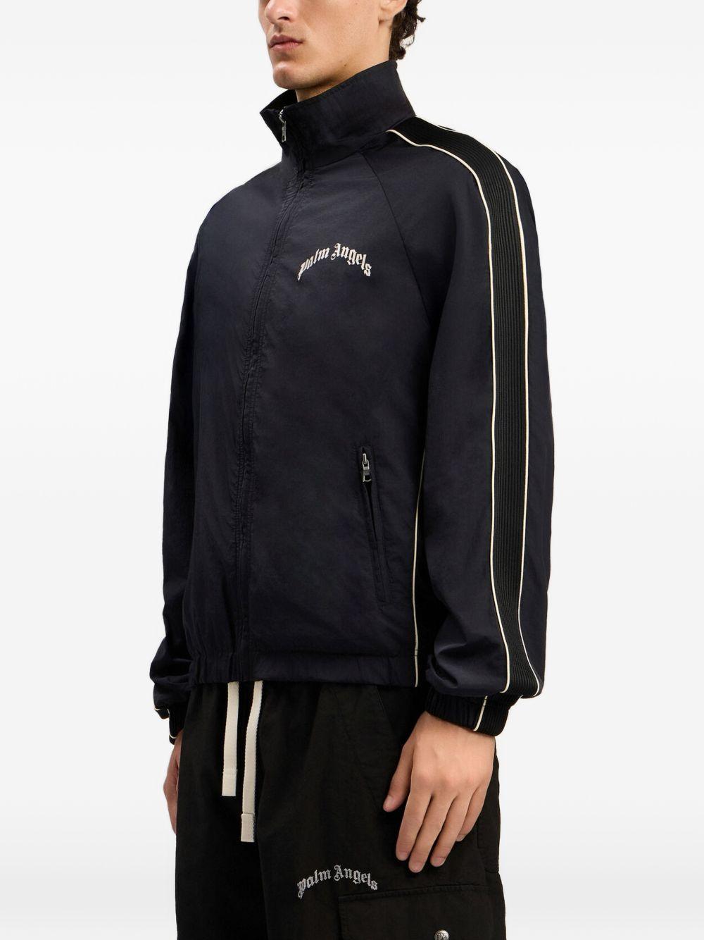 Giacca sportiva con zip e bande laterali PMEB02GS26FAB001 1003 PALM ANGELS