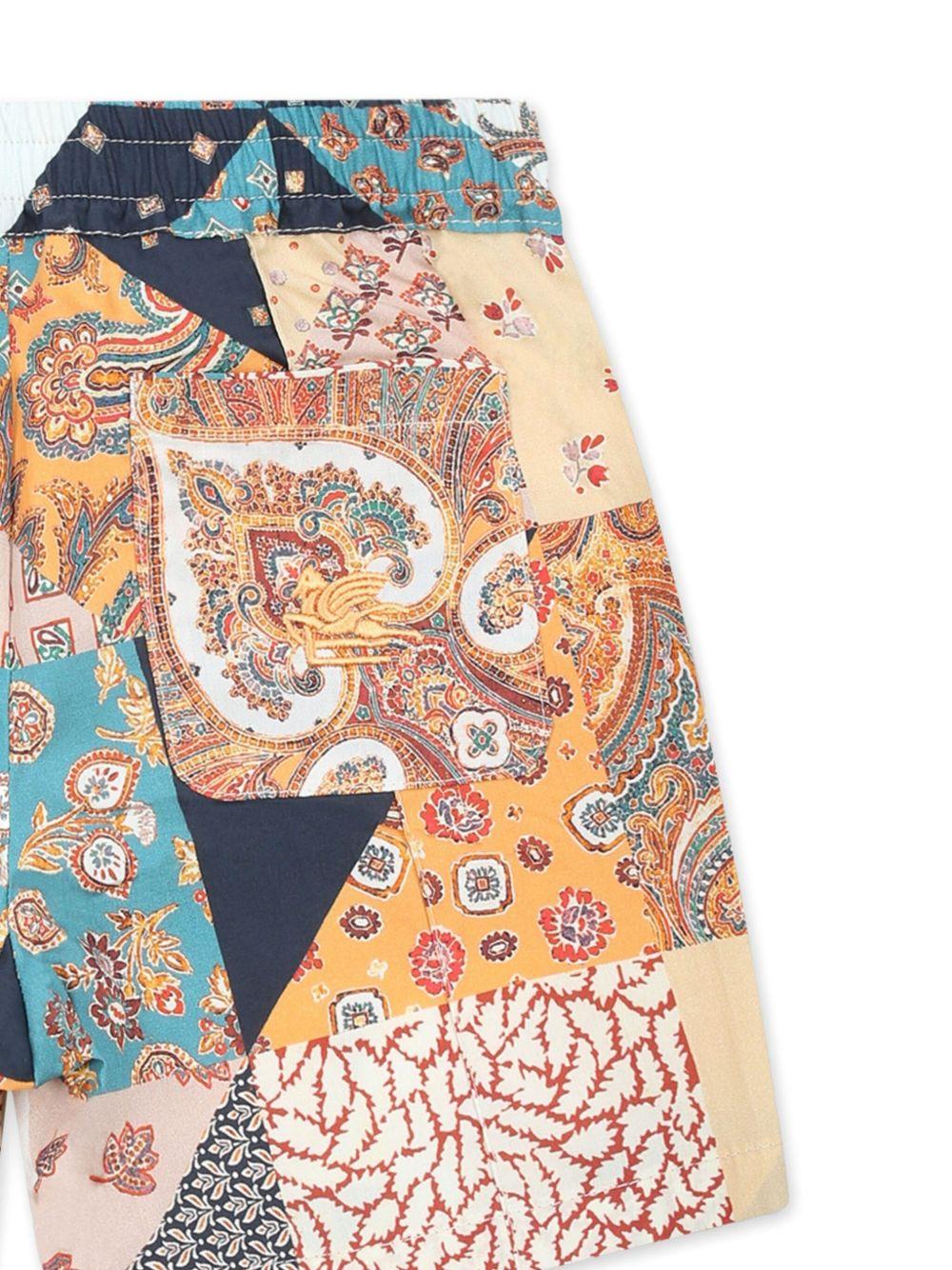 Short fantasia paisley multicolor neonato