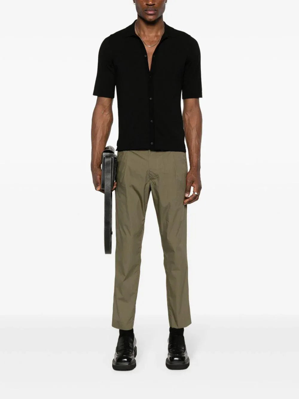 Pantalone patrick fly verde affusolato - Preludio Moda