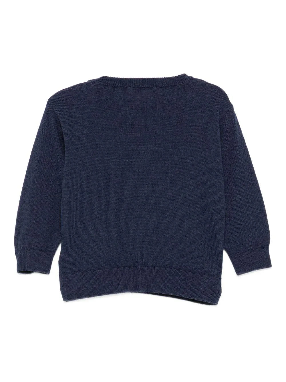Maglione Blu Navy con Logo Orsetto - Preludio Moda
