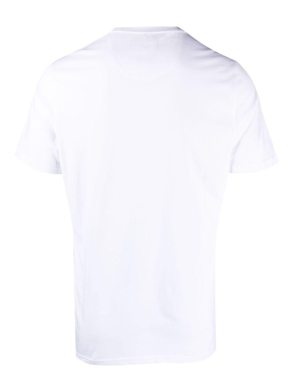T-shirt girocollo con logo MTS0331 WH11 BARBOUR