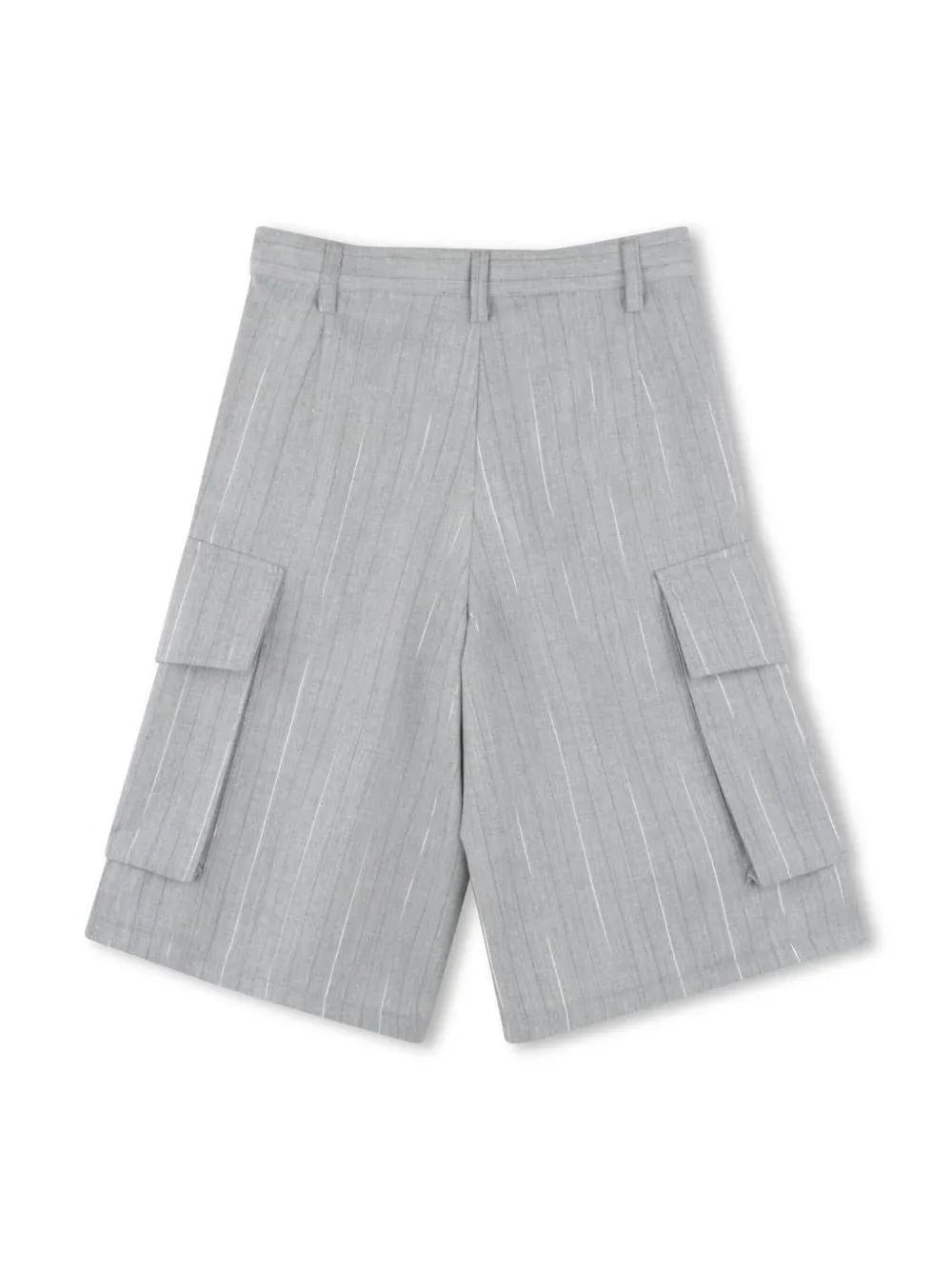 Bermuda cargo grigio gessato - Preludio Moda