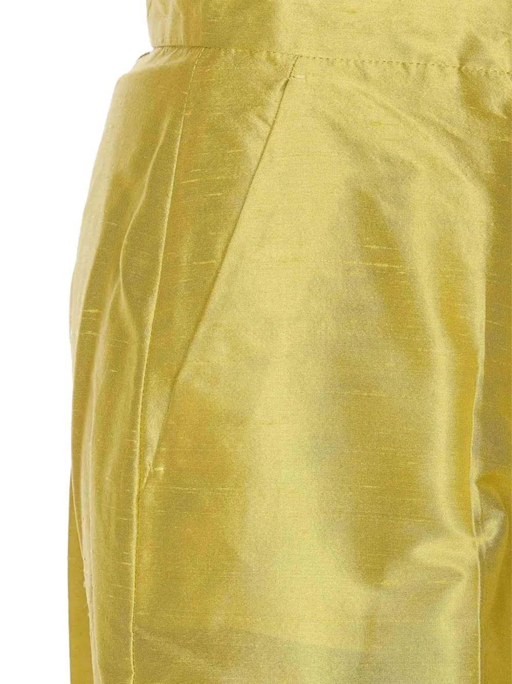 Pantalone vita alta cedro seta 2416131014600 001 MAX MARA STUDIO