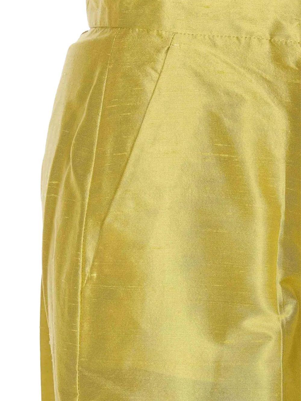 Pantalone vita alta cedro seta - Preludio Moda