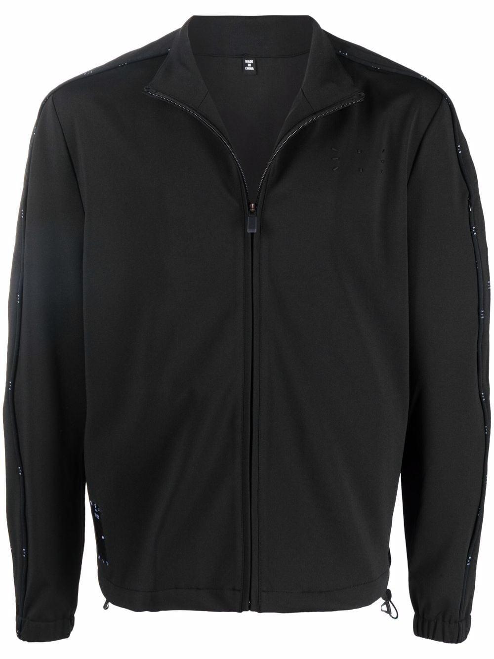Felpa nera maniche con bande 641389RQQ23 1000 MCQ
