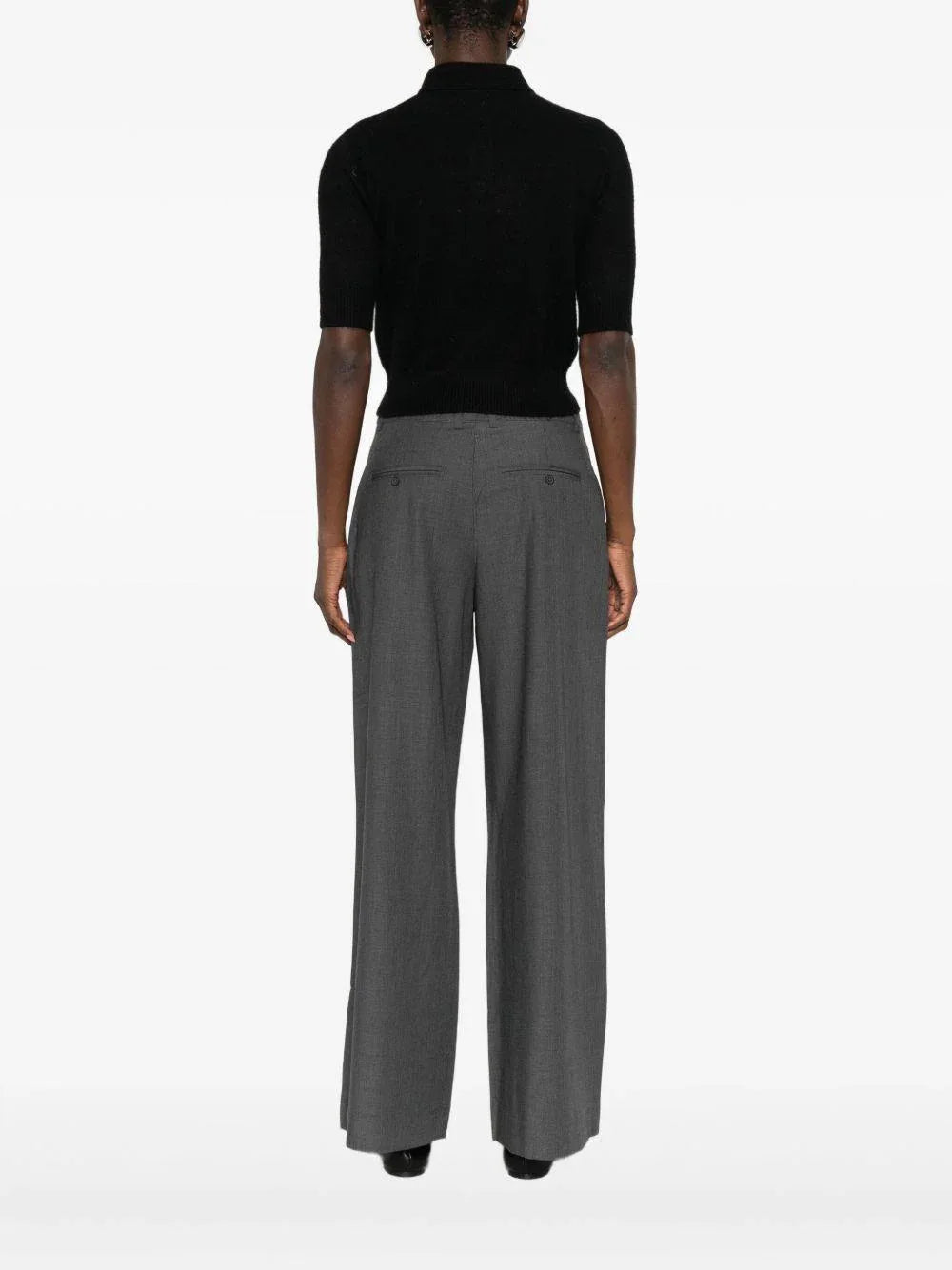 Polo a maglia nera - Preludio Moda