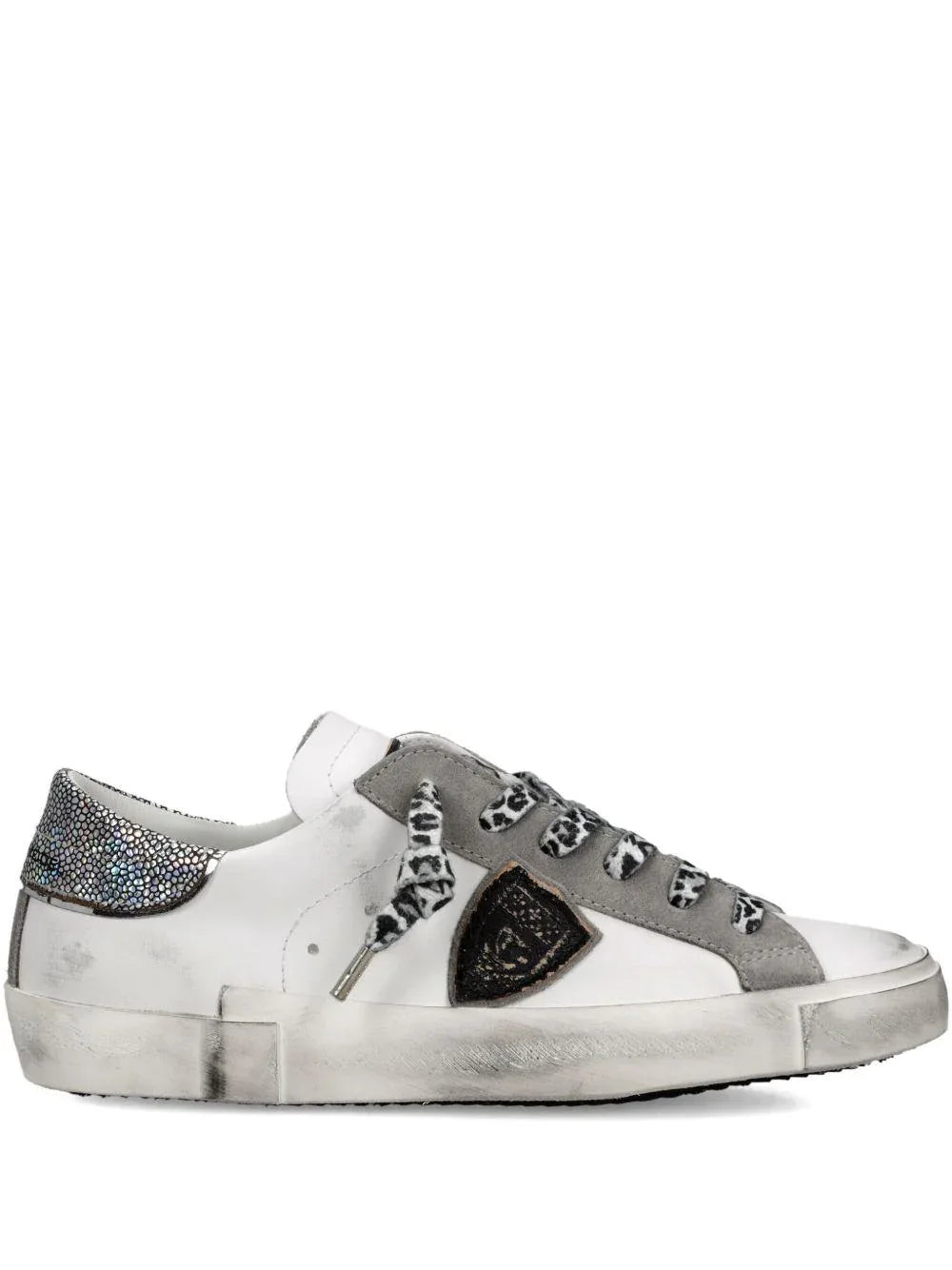 Sneakers Basse in Pelle con Punta Tonda - Preludio Moda