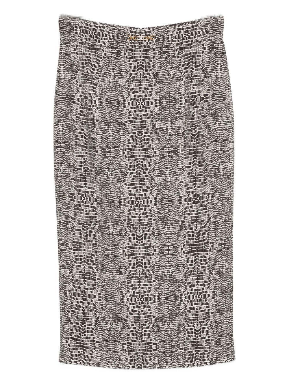 Gonna con Stampa Pitone - Preludio Moda