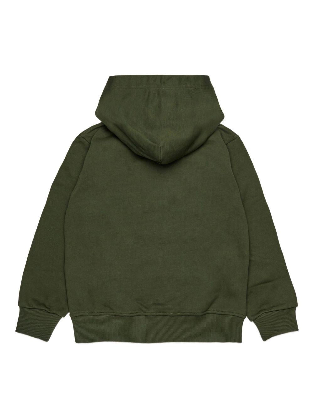 Felpa con Cappuccio e Logo J025020GEAD K513 DIESEL KIDS