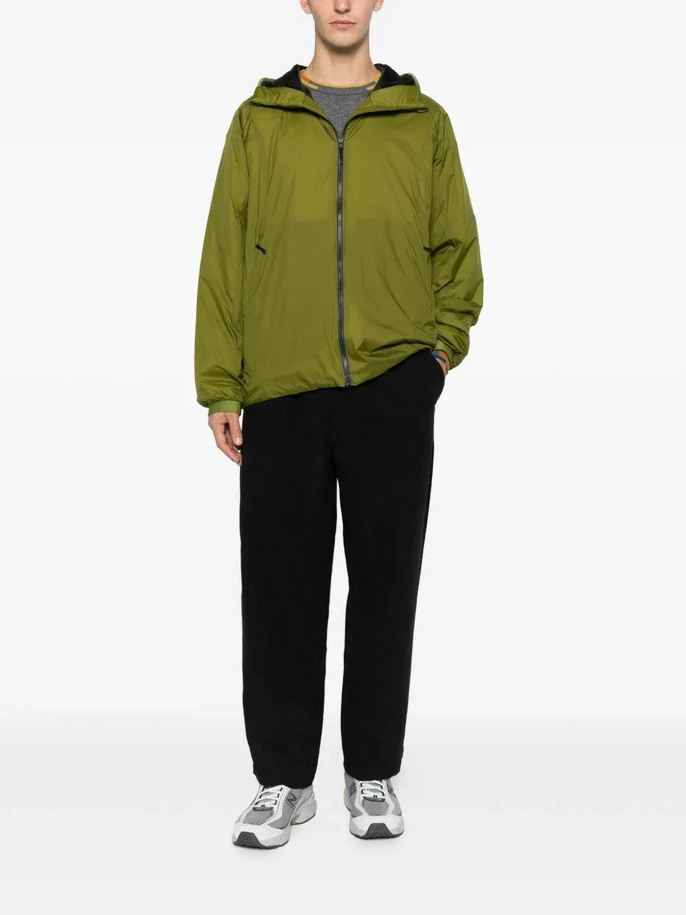 Maglione grigio Marlon 04 a collo giro con polsini a coste - Preludio Moda