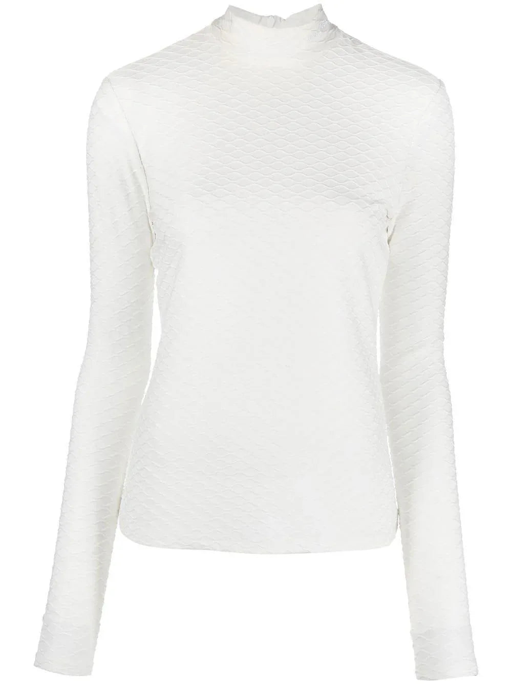 Top a Maniche Lunghe con Collo a Lupetto - Preludio Moda