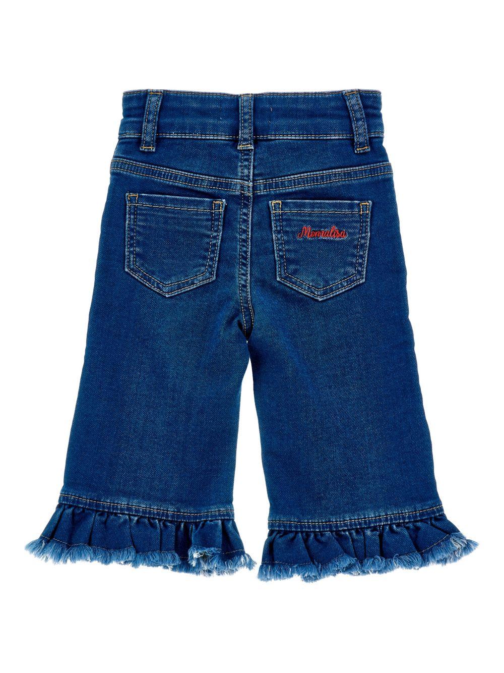 Jeans Blu Scuro Minnie Mouse 19F417NP6043 0055 MONNALISA KIDS