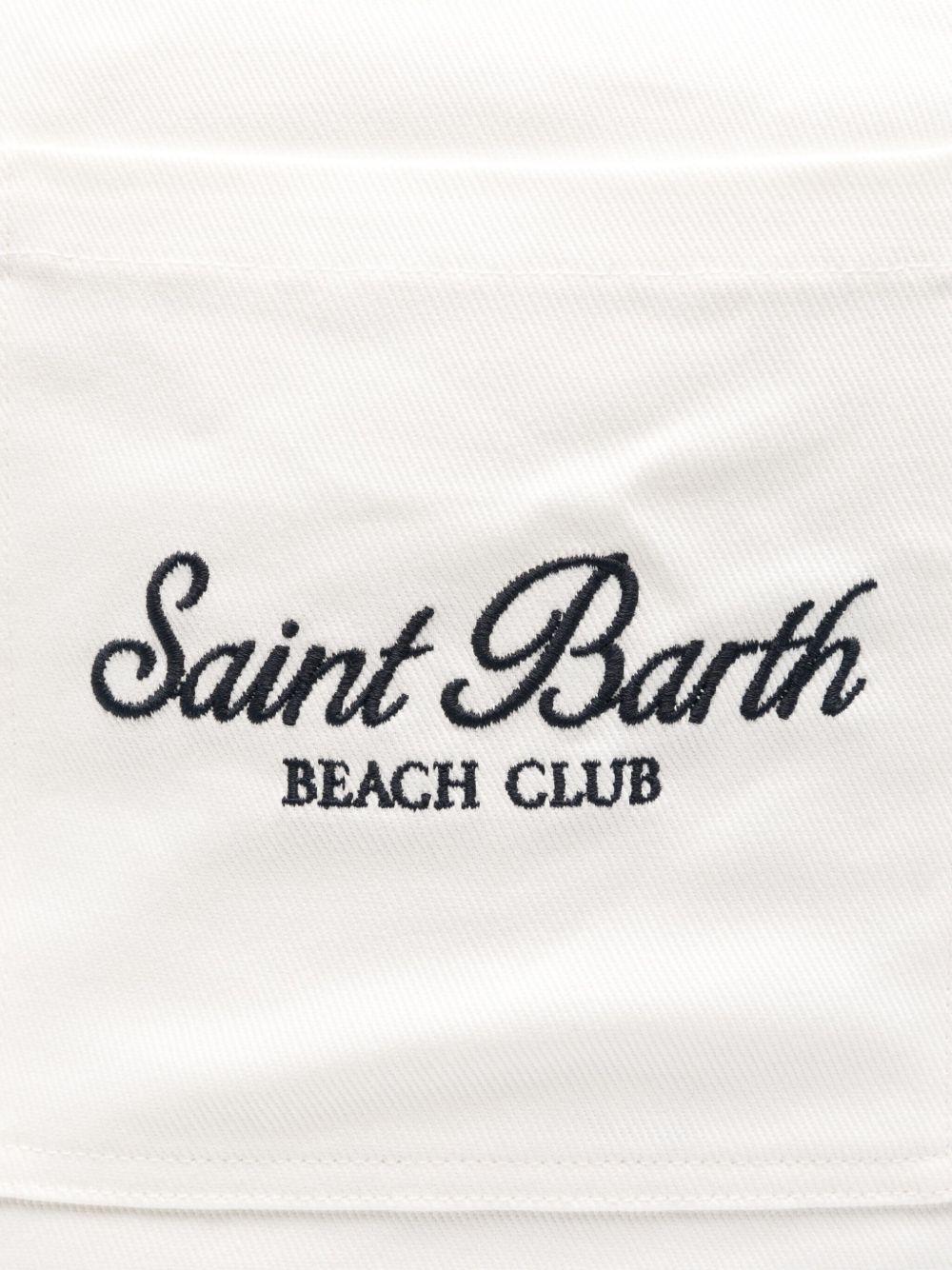 Zaino in tela con dettagli denim BEAP001 02708L MC2 SAINT BARTH