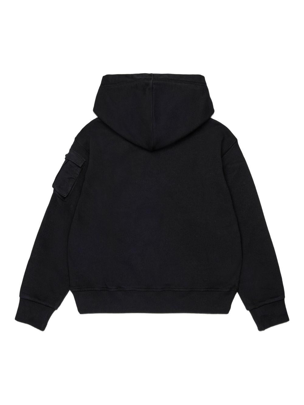 Felpa con Cappuccio e Logo sul Petto DQ2735D0AC6 DQ900 DSQUARED KIDS