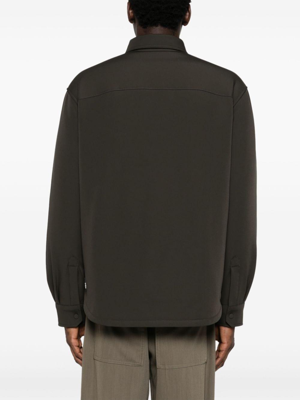 Giacca- camicia verde scuro