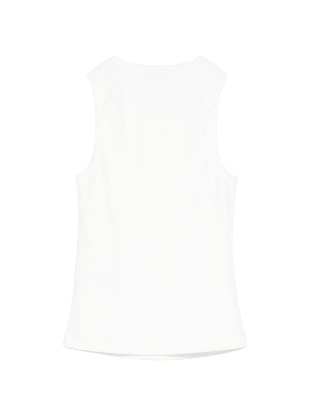 T-shirt senza maniche in cotone KFTS031CS029 D804 PINKO UP